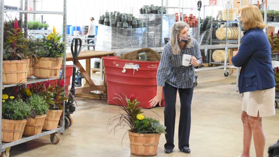 Sen. Joni Ernst Gets Inside Look at the Greenhouse Industry