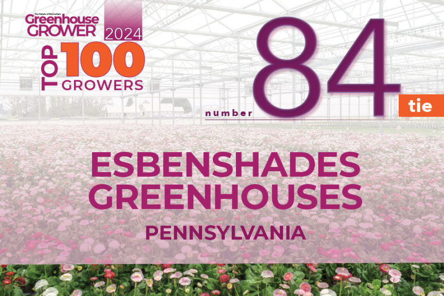 #84 (Tie): Esbenshades Greenhouses