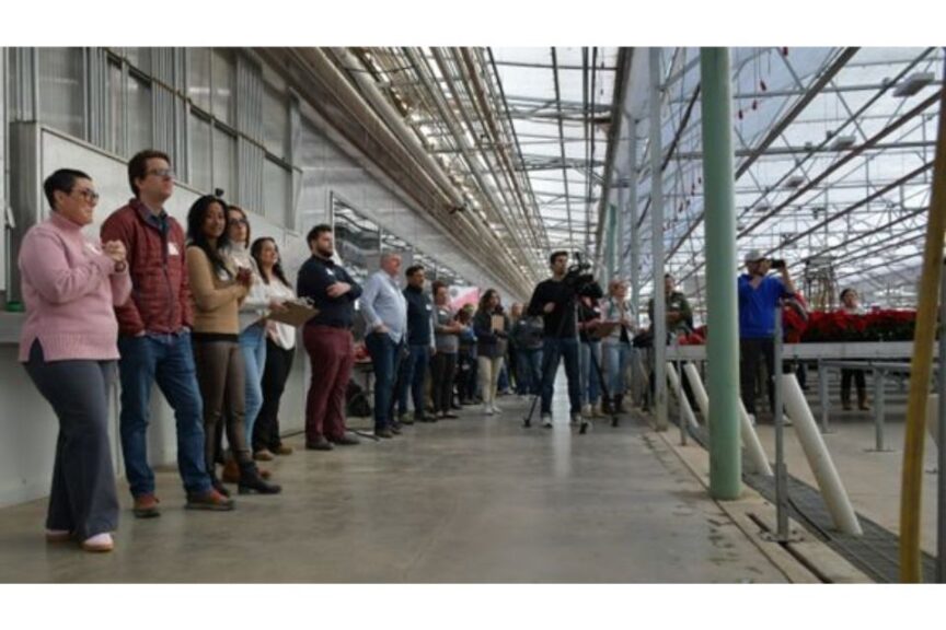 Attendees at Plantpeddler Poinsettia Variety Day 2024 2