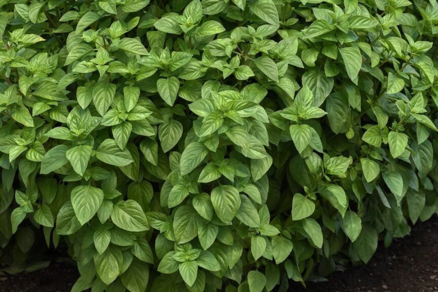 Basil Everleaf Lemon Ocimum basilicum PanAmerican Seed